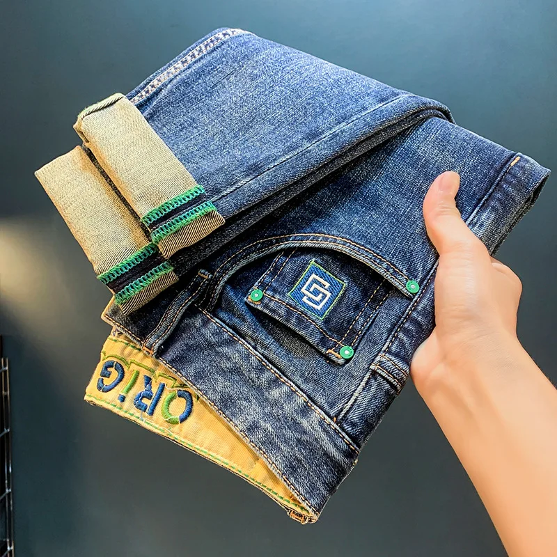 Men's Fall Jeans 2024 New Trend Embroidered Printed Stretch Skinny Comfortable Denim Trousers
Men's Fall Jeans 2024 New Trend Embroidered Printed Stretch Skinny Comfortable Denim Trousers