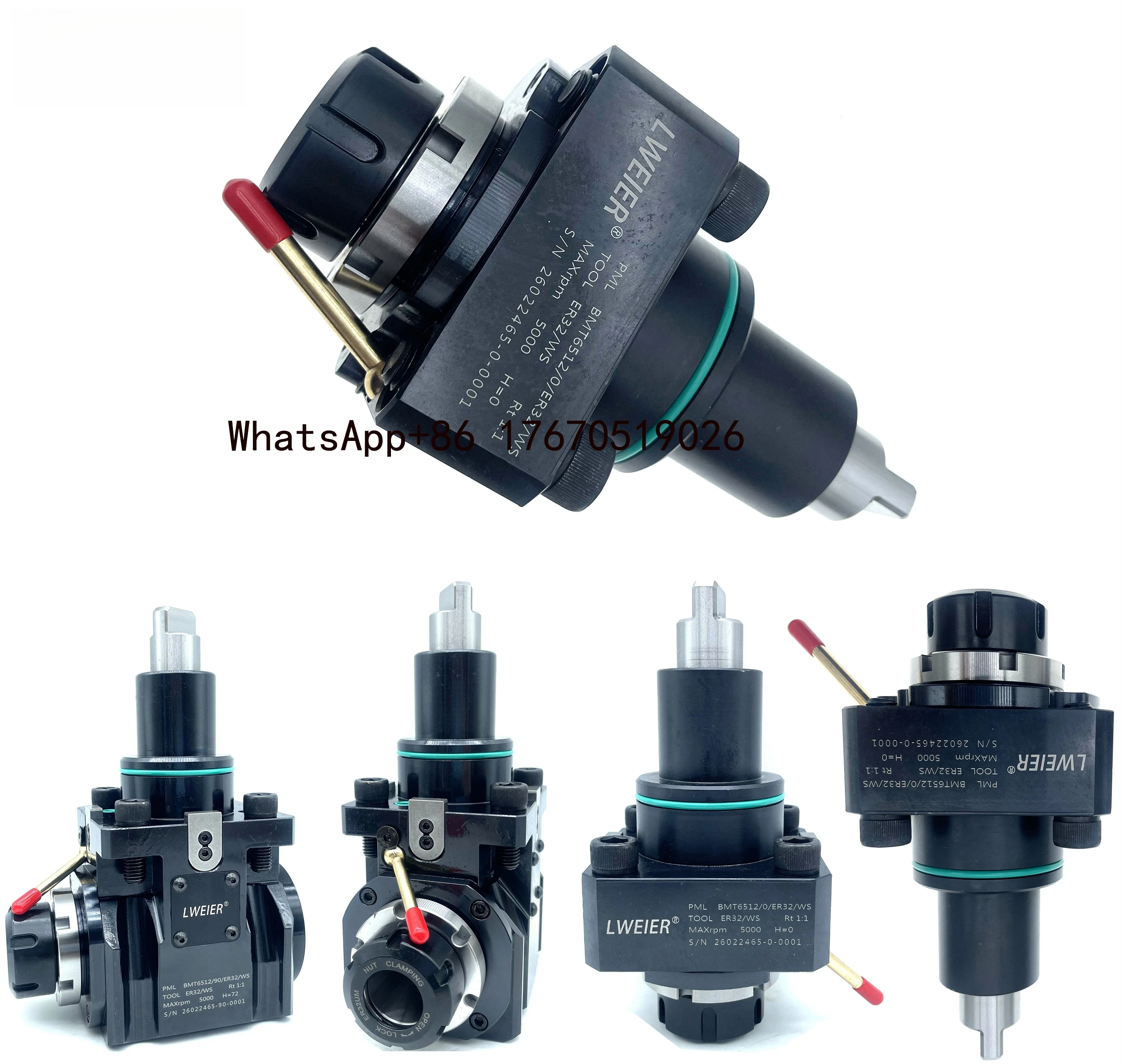 BMT65-0/BMT65-90 ER32/ER40 Milling Machine Power Tool Holder & Compound Power Head-in Stock 1 Year Warranty
BMT65-0/BMT65-90 ER32/ER40 Milling Machine Power Tool Holder & Compound Power Head-in Stock 1 Year Warranty