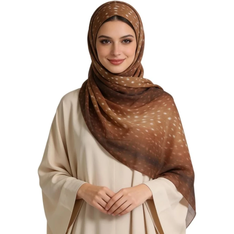 Bohemian Deer Print Hijabs Women Watercolour Shawl Soft Muslim Hijabs Modal Cotton Lightweight Wrap Autumn Headscarf Ramanda
Bohemian Deer Print Hijabs Women Watercolour Shawl Soft Muslim Hijabs Modal Cotton Lightweight Wrap Autumn Headscarf Ramanda
