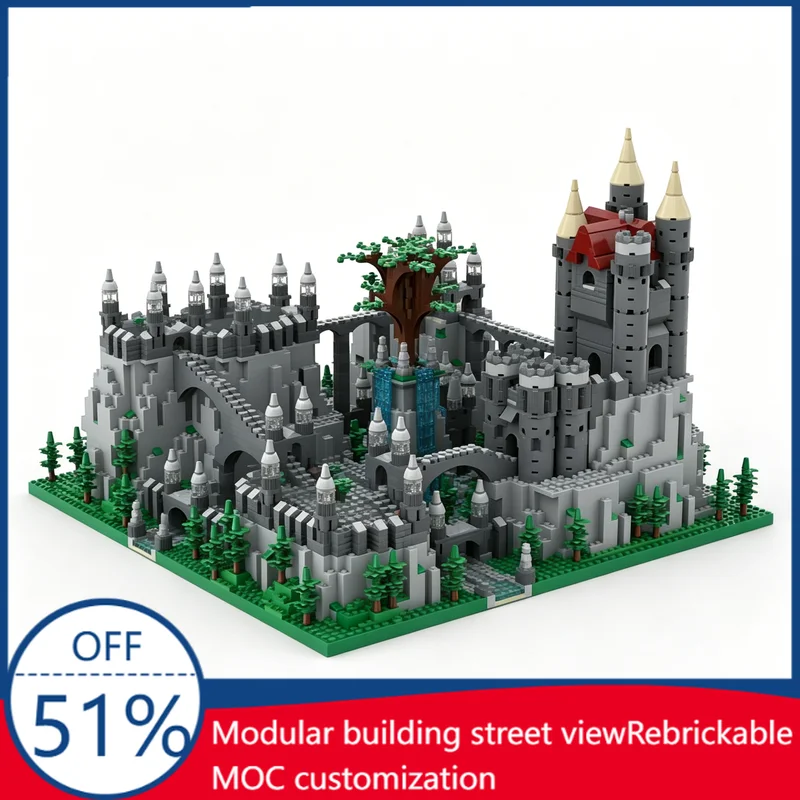 NEW 4504 PCS MOC Castle In The Mountains Medieval Fortress Modular Castle Building Blocks Assembly Educational Toy Festival Gift
NEW 4504 PCS MOC Castle In The Mountains Medieval Fortress Modular Castle Building Blocks Assembly Educational Toy Festival Gift