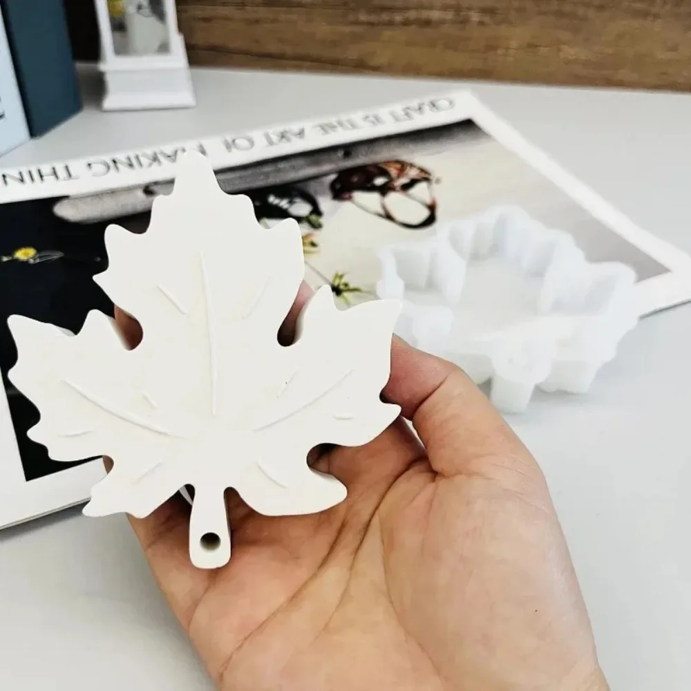 Maple Leaf Ornament Gypsum Mold Autumn Maple Leaf Candle Holder Silicone Molds with Perforated Aromatherapy Gypsum Ornament Mold
Maple Leaf Ornament Gypsum Mold Autumn Maple Leaf Candle Holder Silicone Molds with Perforated Aromatherapy Gypsum Ornament Mold