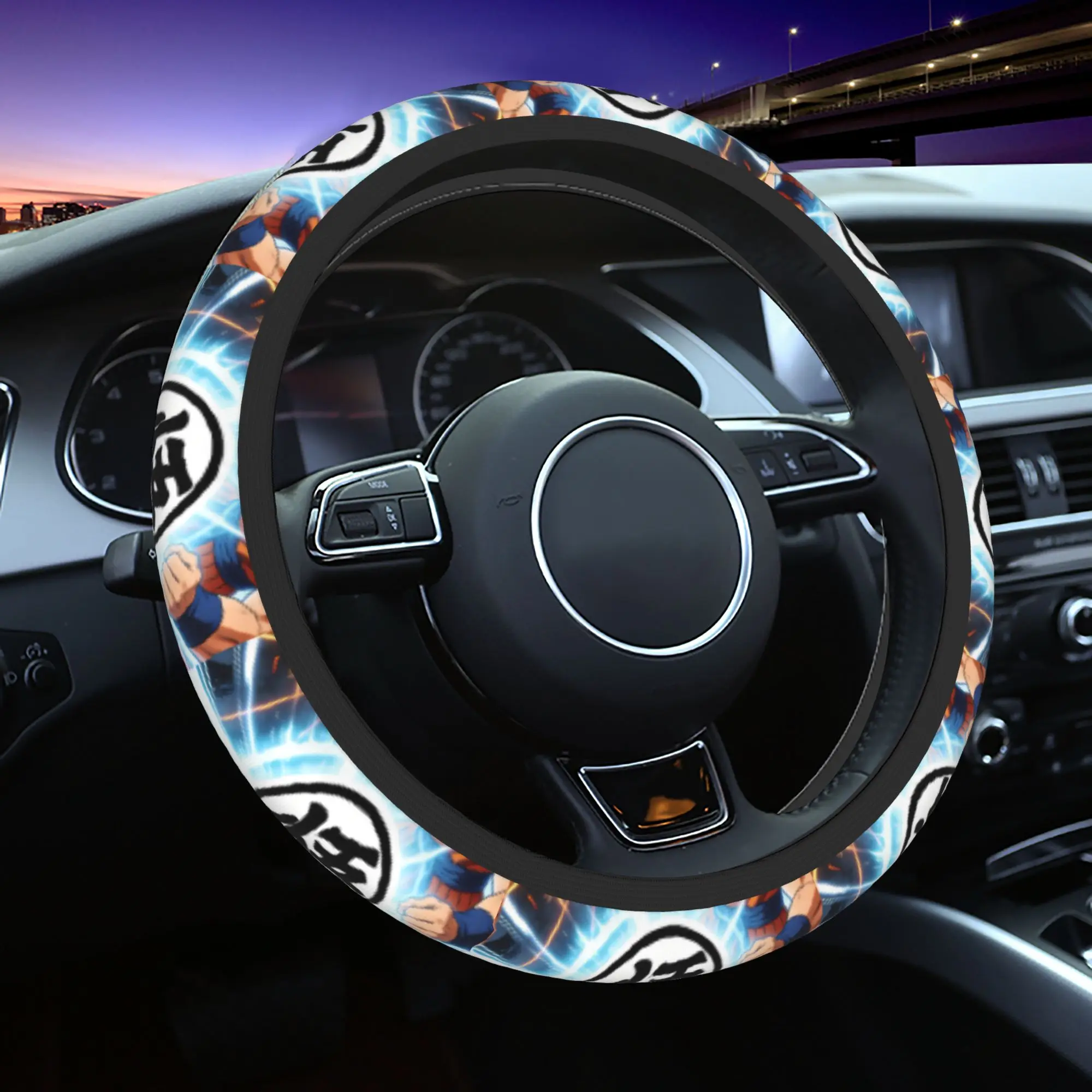 37-38 Car Steering Wheel Covers Dragon Ball Goku Kanji Go Soft Braid On The Steering Wheel Cover Auto Decoration Elastische
37-38 Car Steering Wheel Covers Dragon Ball Goku Kanji Go Soft Braid On The Steering Wheel Cover Auto Decoration Elastische
