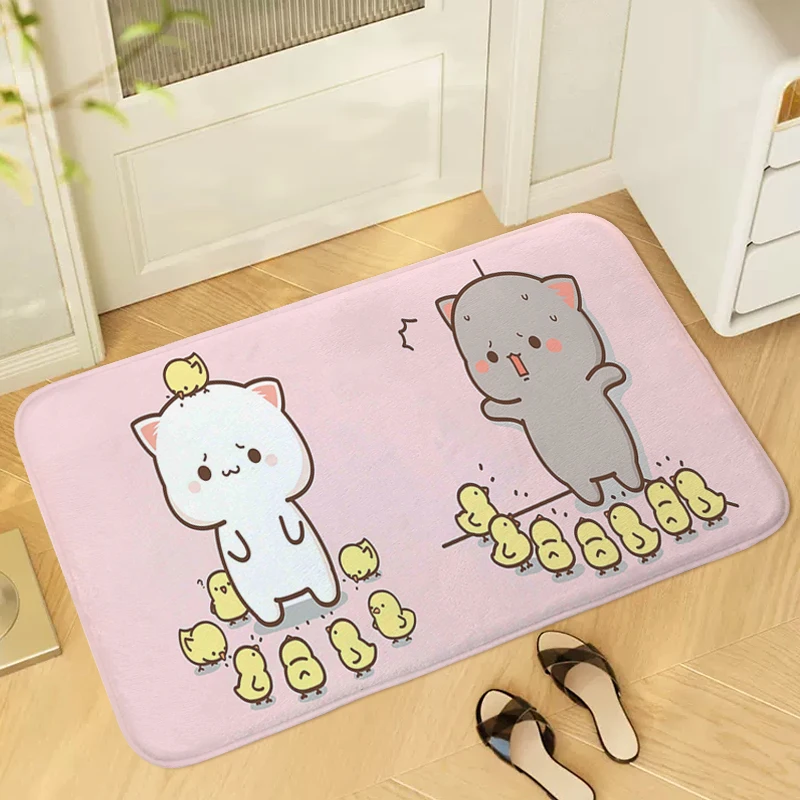 Interior Entrance Mat Peach Mochi Cat Balcony Carpet for Kitchen Home Decor Items Doormat Entrance Door Hallway Bedroom Rug
Interior Entrance Mat Peach Mochi Cat Balcony Carpet for Kitchen Home Decor Items Doormat Entrance Door Hallway Bedroom Rug