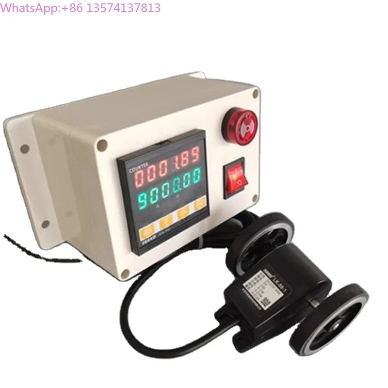 Length Measurement Sensor with Counter Double Wheel Encoder with Digital Indicator
Length Measurement Sensor with Counter Double Wheel Encoder with Digital Indicator