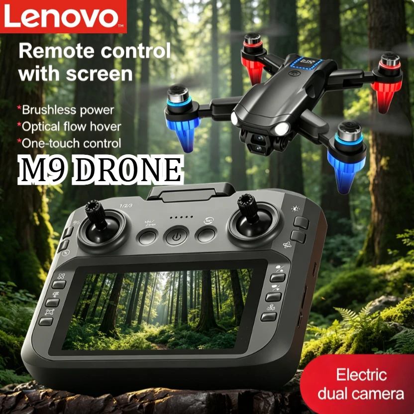 Lenovo M9 Foldable Brushless Drone 5G GPS Dual Camera 8K HD Screen RC Quadcopter Aerial Photography Drone
Lenovo M9 Foldable Brushless Drone 5G GPS Dual Camera 8K HD Screen RC Quadcopter Aerial Photography Drone