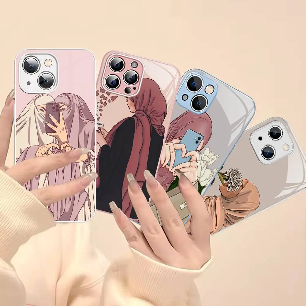 Muslim Arabic Hijab Girl For IPhone 14 13 12 Mini 11 Pro XS Max X XR 14 Plus Tempered Glass Cover
Muslim Arabic Hijab Girl For IPhone 14 13 12 Mini 11 Pro XS Max X XR 14 Plus Tempered Glass Cover