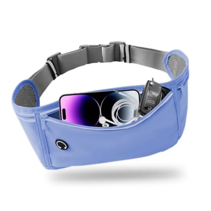 Slim Running Belt for Women Men, Runners Fanny Pack Phone Holder, Money Belt, Running Gear Accessories, with 3 Pockets
Slim Running Belt for Women Men, Runners Fanny Pack Phone Holder, Money Belt, Running Gear Accessories, with 3 Pockets