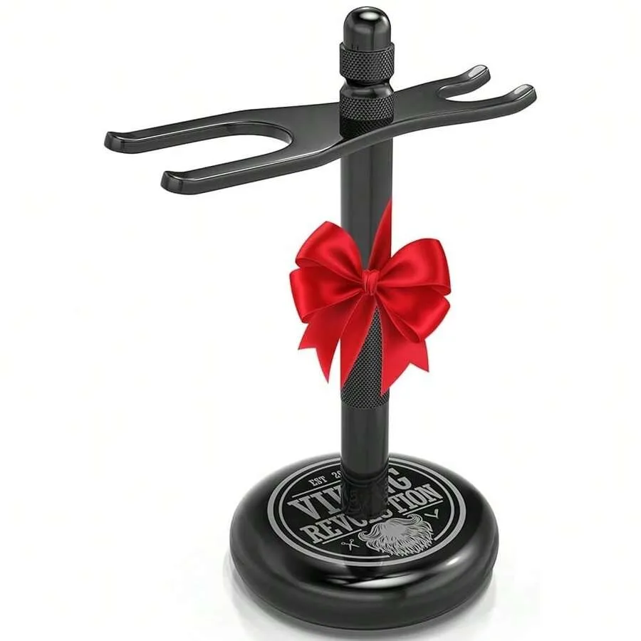 Black Ty Razor Stand - Razor Holder And Shaving Brush Stand To Prolong The Life Of Your Razor - Weighted Bottom For Extra Stabi
Black Ty Razor Stand - Razor Holder And Shaving Brush Stand To Prolong The Life Of Your Razor - Weighted Bottom For Extra Stabi