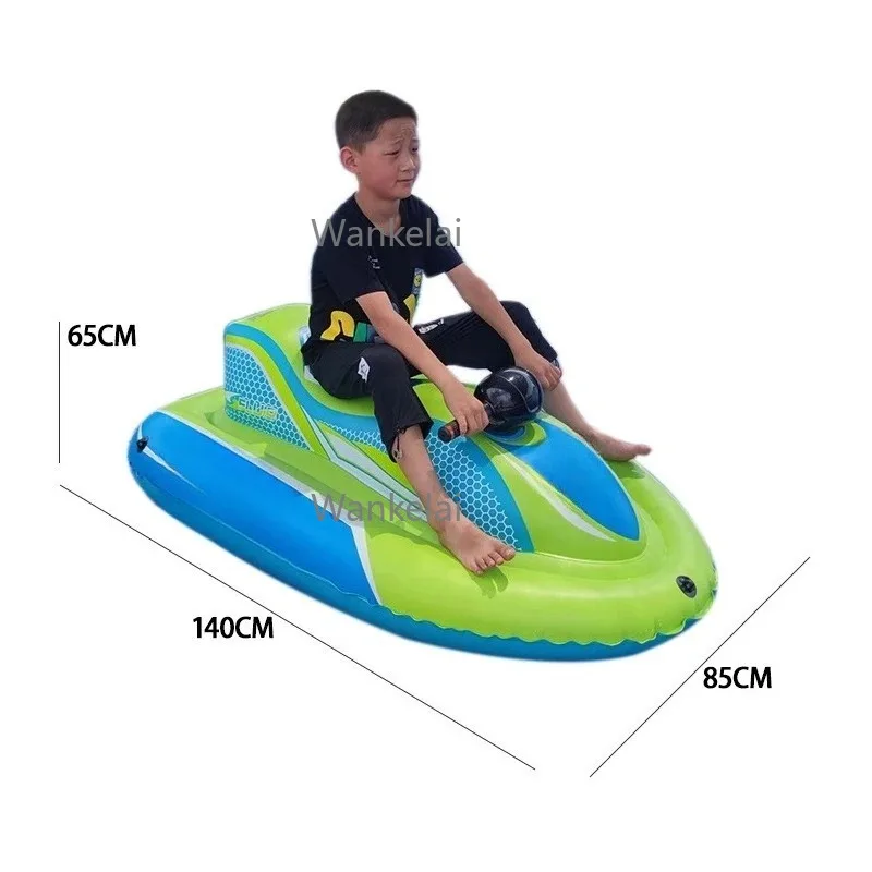 New inflatable motorboat children's water toy water electric yacht propeller assault boat
New inflatable motorboat children's water toy water electric yacht propeller assault boat
