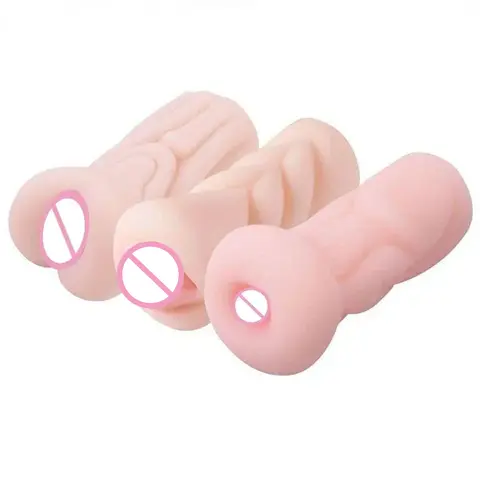 Men's Aircraft Cup Male Masturbator Oral Vaginal Anal Masturbation Soft Real Vagina Pocket Pussy Sex Toys for Men Blowjob