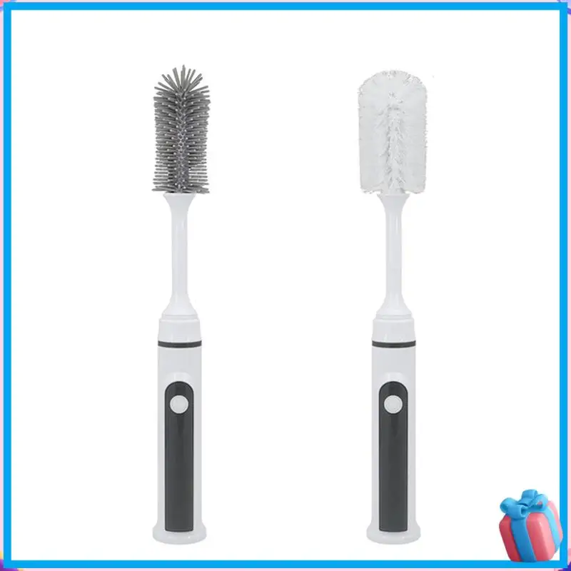 Electric Milk Bottle Brush 2 In 1 Baby Bottle Cleaning Kit Nipple Cleaner Waterproof Electric Cup Brush White & Gray & Black
Electric Milk Bottle Brush 2 In 1 Baby Bottle Cleaning Kit Nipple Cleaner Waterproof Electric Cup Brush White & Gray & Black