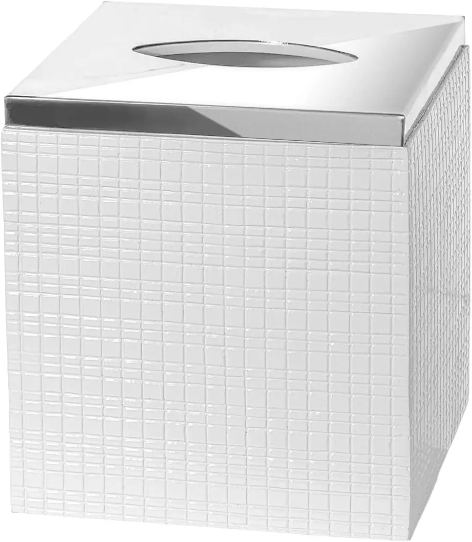 Elegant Square Tissue Box Cover for Modern Bathroom Decor, Decorative Holder with Creative Scents
Elegant Square Tissue Box Cover for Modern Bathroom Decor, Decorative Holder with Creative Scents