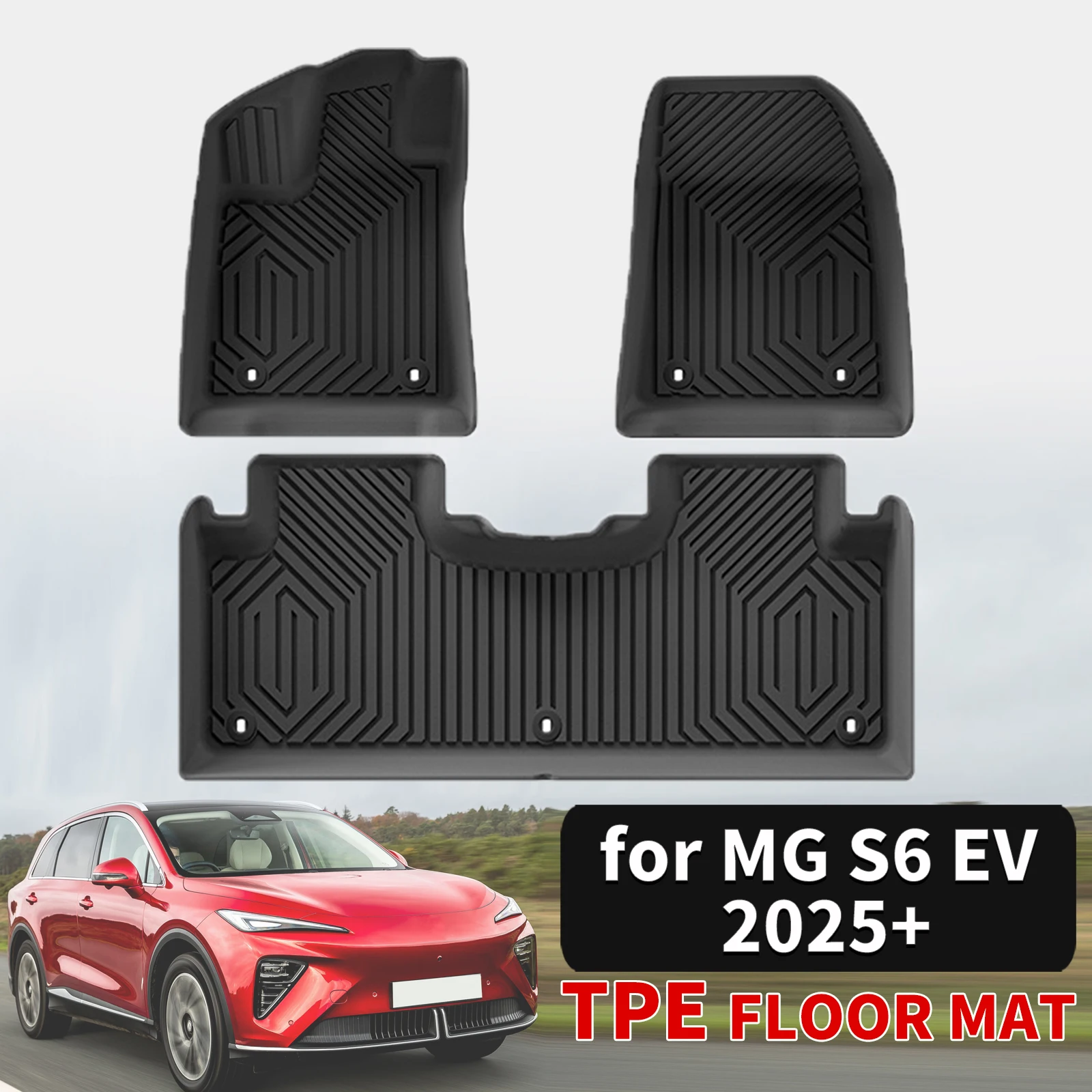 for MG S6 EV 2025 2026 LHD Durable Weatherproof TPE Car Floor Mats & Trunk Pad, Non-Slip Easy Clean (Not For RHD)
for MG S6 EV 2025 2026 LHD Durable Weatherproof TPE Car Floor Mats & Trunk Pad, Non-Slip Easy Clean (Not For RHD)