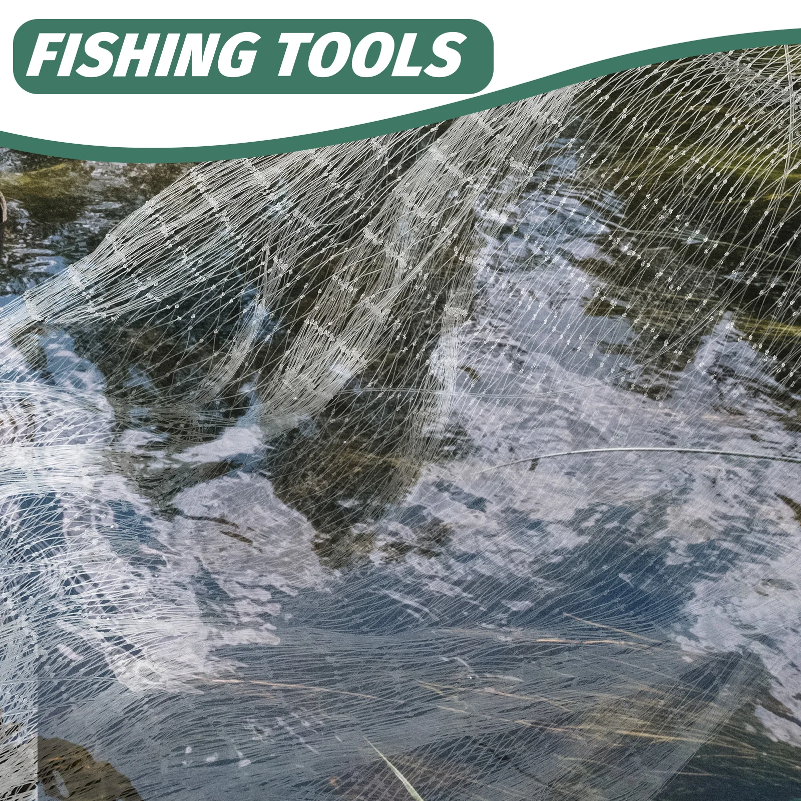 1pc Hand Throwing Fishing Net Monofilament Wire Catching American Style Cast Durable Bait Net Lobster Crawfish River Lake 
1pc Hand Throwing Fishing Net Monofilament Wire Catching American Style Cast Durable Bait Net Lobster Crawfish River Lake