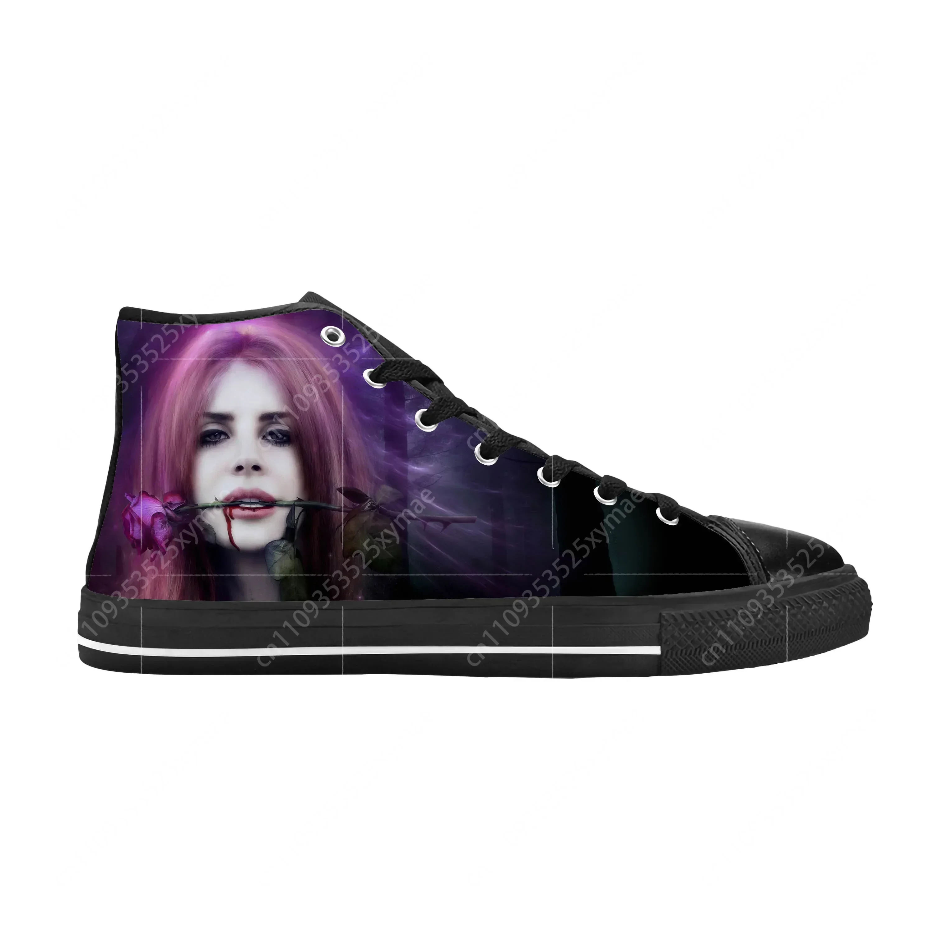 Lana Del Rey Pop Singer Music Born to Die Fashion Casual Cloth Shoes High Top Comfortable Breathable 3D Print Men Women Sneakers
Lana Del Rey Pop Singer Music Born to Die Fashion Casual Cloth Shoes High Top Comfortable Breathable 3D Print Men Women Sneakers
