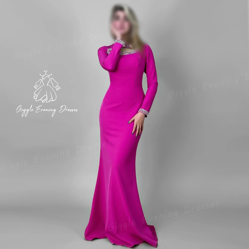 Giggle O-Neck Luxury Beading elegant party gown women فساتين سهرة, Close-Fitting Mermaid Floor Length Formal evening dress
Giggle O-Neck Luxury Beading elegant party gown women فساتين سهرة, Close-Fitting Mermaid Floor Length Formal evening dress
