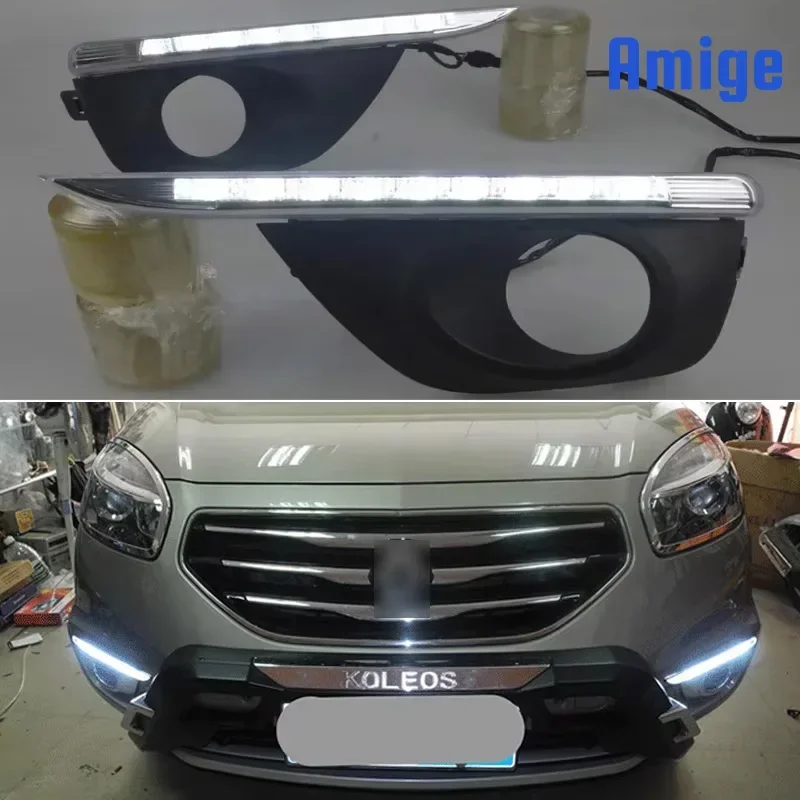 Car LED DRL 12V Daylights For Renault Koleos 2011 2012 2013 2014 Auto Dimming Daytime Running Lamps Car Foglamps
Car LED DRL 12V Daylights For Renault Koleos 2011 2012 2013 2014 Auto Dimming Daytime Running Lamps Car Foglamps