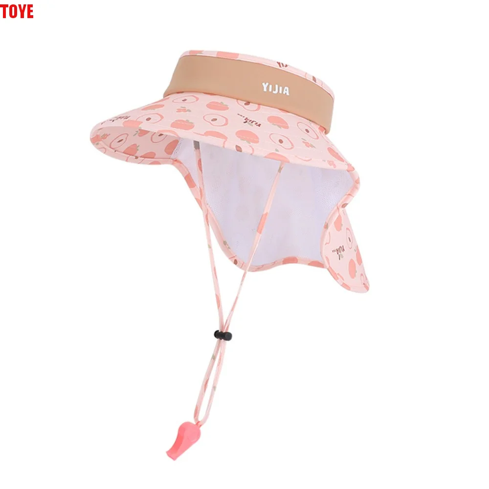 Big Brim Children's Sun Hat Extended Shawl Ice Silk Kids Whistle Sunscreen Hat Thin Foldable Cartoon Fisherman Hat
Big Brim Children's Sun Hat Extended Shawl Ice Silk Kids Whistle Sunscreen Hat Thin Foldable Cartoon Fisherman Hat