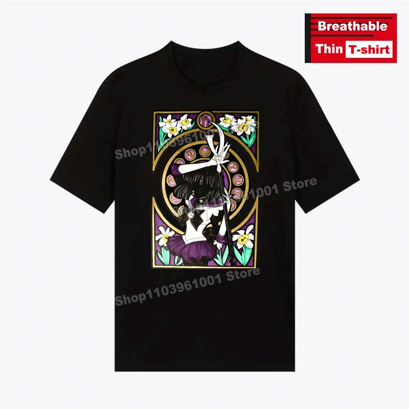 Популярная японская футболка с принтом аниме - темный стиль Tomoe Hotaru y2k Harajuku High Street Мужчины Женщины Повседневные футболки с короткими рукавами
Популярная японская футболка с принтом аниме - темный стиль Tomoe Hotaru y2k Harajuku High Street Мужчины Женщины Повседневные футболки с короткими рукавами