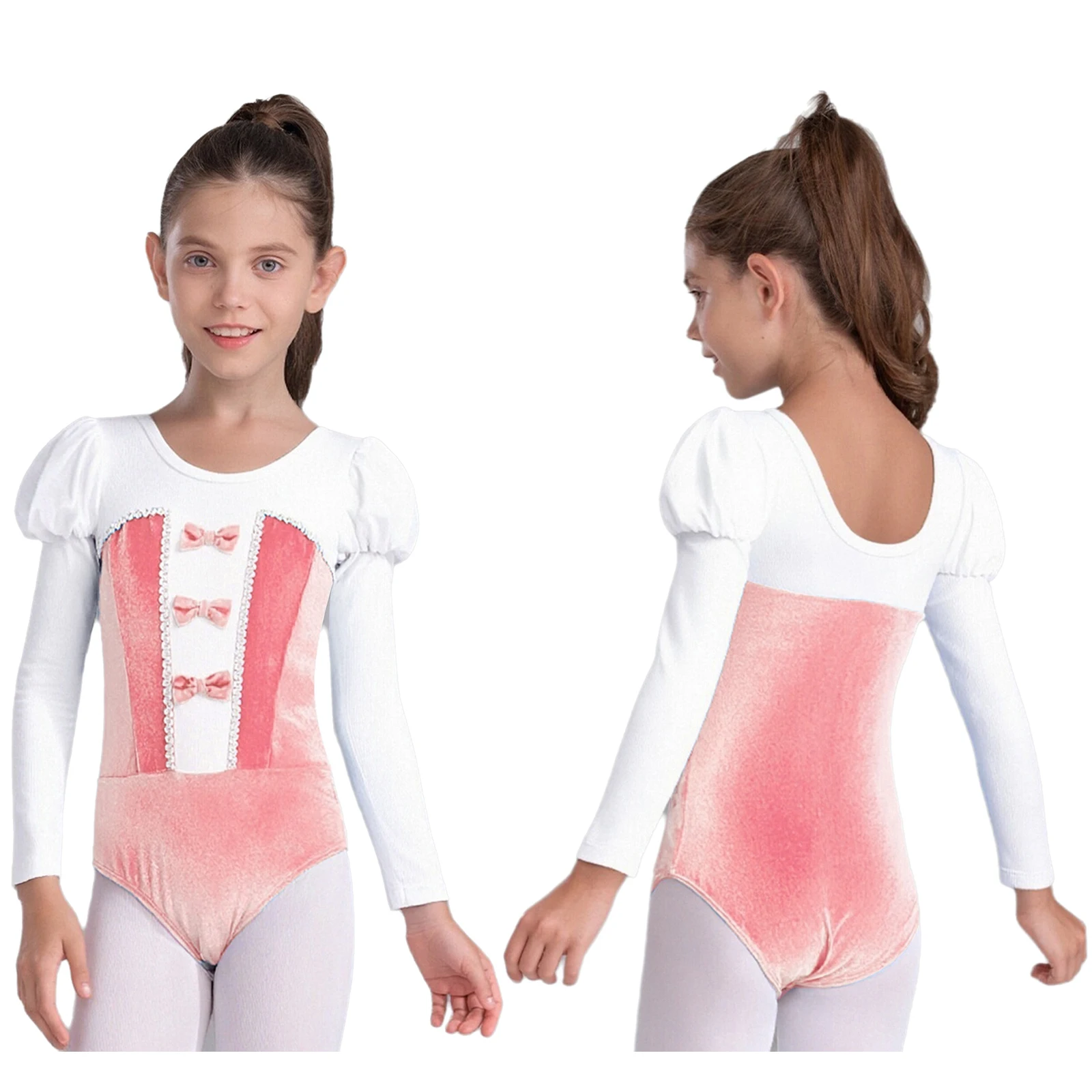 Kids Girls Velvet Ballet Dance Warm-up Leotard Puff Long Sleeves Stylish Design Bodysuit for Ballet Competition Stage Dance Wear
Kids Girls Velvet Ballet Dance Warm-up Leotard Puff Long Sleeves Stylish Design Bodysuit for Ballet Competition Stage Dance Wear