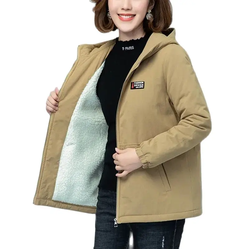 2023 Autumn Winter Women's Fleece Jacket Coats Female Hooded Windbreaker Outerwear Warm Parka Thick Female Hoodies Jackets Q213
2023 Autumn Winter Women's Fleece Jacket Coats Female Hooded Windbreaker Outerwear Warm Parka Thick Female Hoodies Jackets Q213