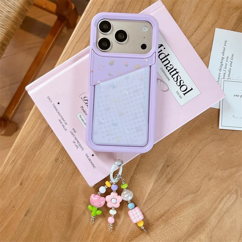 Korean Ins Style Purple Pocket Phone Case With Handmade Flower Bead Strap For iPhone 17 16 15 Pro Max Shockproof Funda Cases
Korean Ins Style Purple Pocket Phone Case With Handmade Flower Bead Strap For iPhone 17 16 15 Pro Max Shockproof Funda Cases