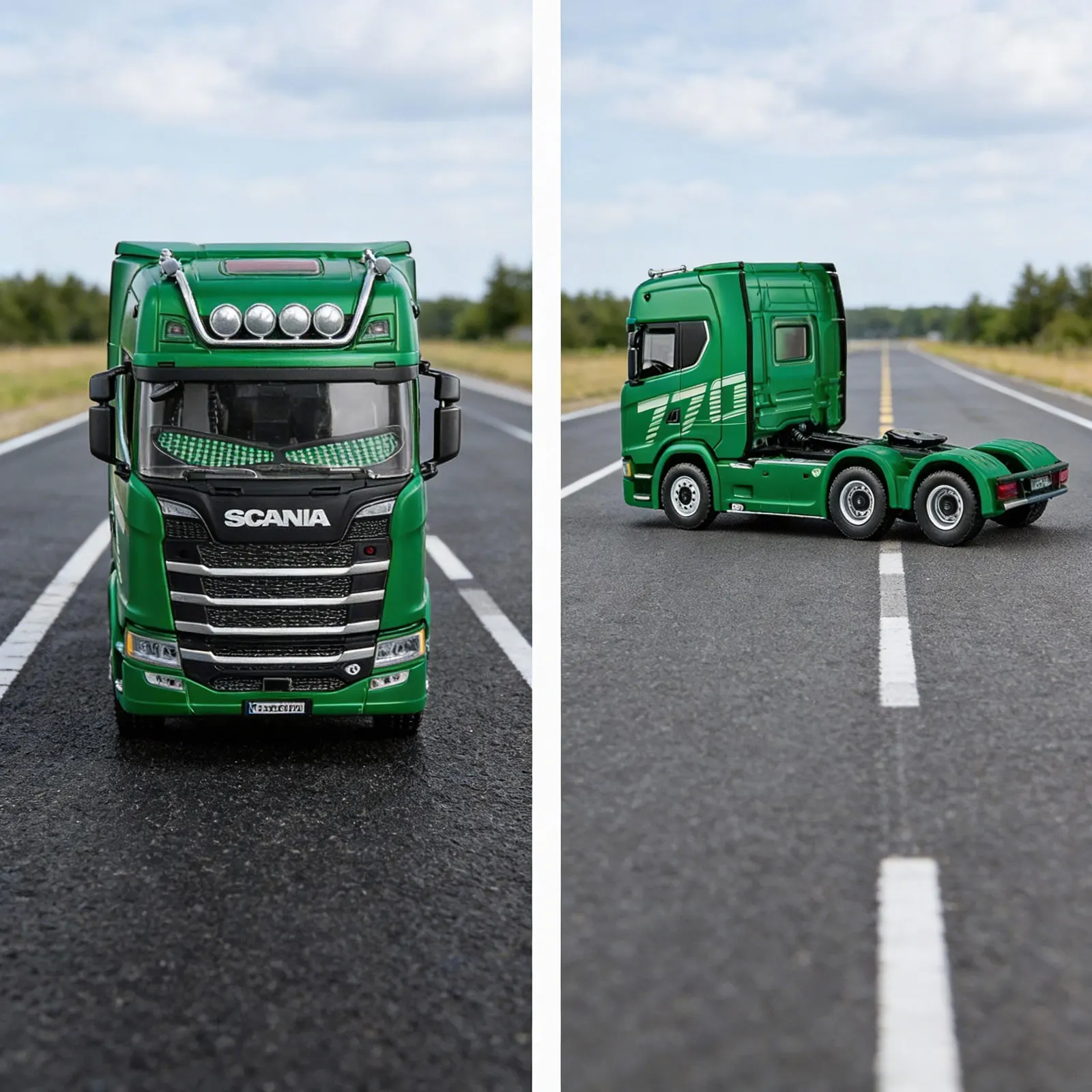 Huina 1501Pro 1/18 RC Tractor Truck Scania 770S 6WD 2Speed Gearbox Diff Lock Metal Chassis Sound Light RC Vehicle for Hobbyists
Huina 1501Pro 1/18 RC Tractor Truck Scania 770S 6WD 2Speed Gearbox Diff Lock Metal Chassis Sound Light RC Vehicle for Hobbyists