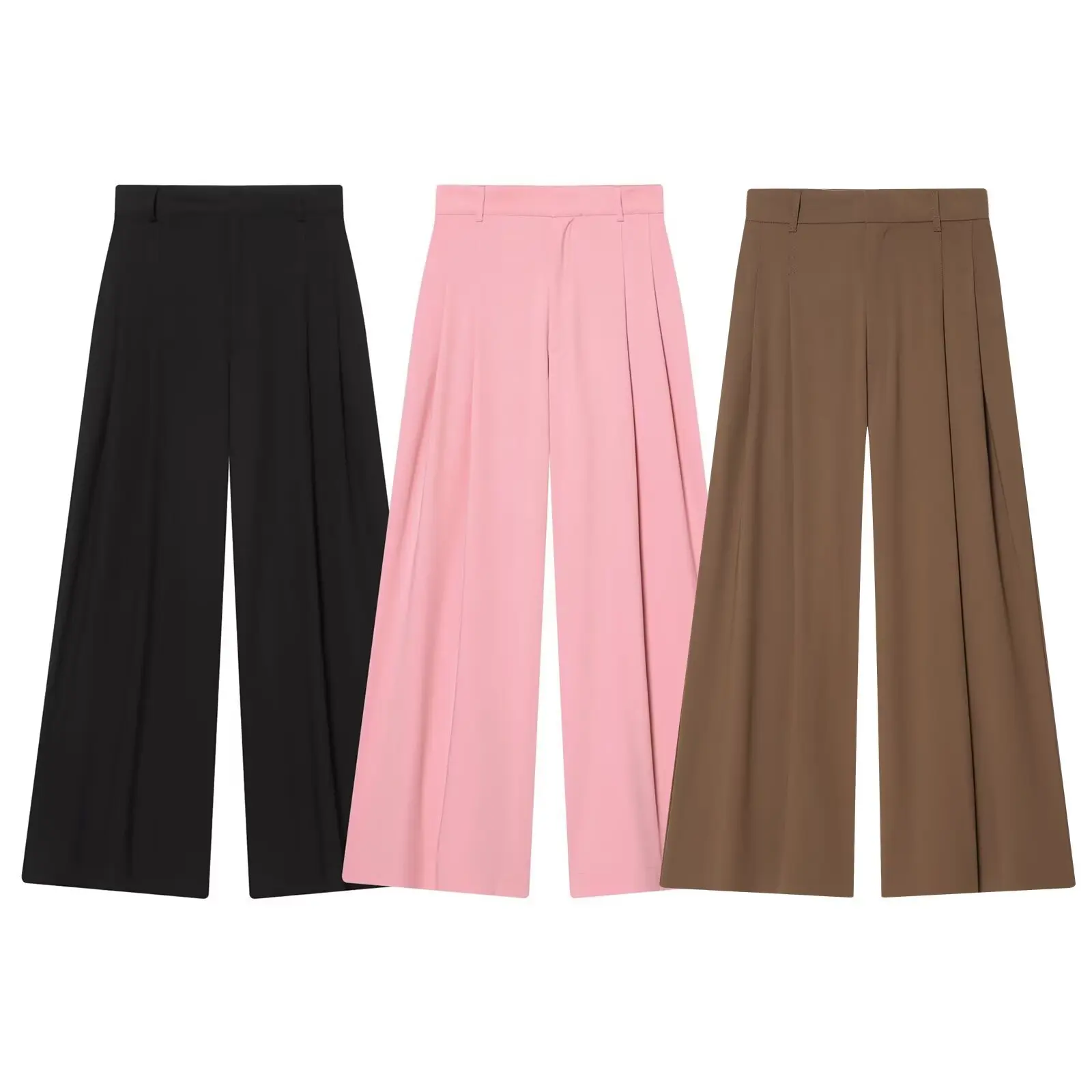 Withered Women's 2026 Summer European And American Style Fashion Versatile Simple High Waist Loose Wide Leg Pleated Pants
Withered Women's 2026 Summer European And American Style Fashion Versatile Simple High Waist Loose Wide Leg Pleated Pants