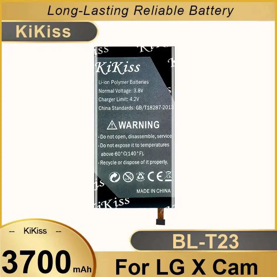 Прочный аккумулятор мобильного телефона, стабильный BL-T23 3700 мАч для LG X Cam X-Cam X Cam K580 K580Y F690 K580DS
Прочный аккумулятор мобильного телефона, стабильный BL-T23 3700 мАч для LG X Cam X-Cam X Cam K580 K580Y F690 K580DS