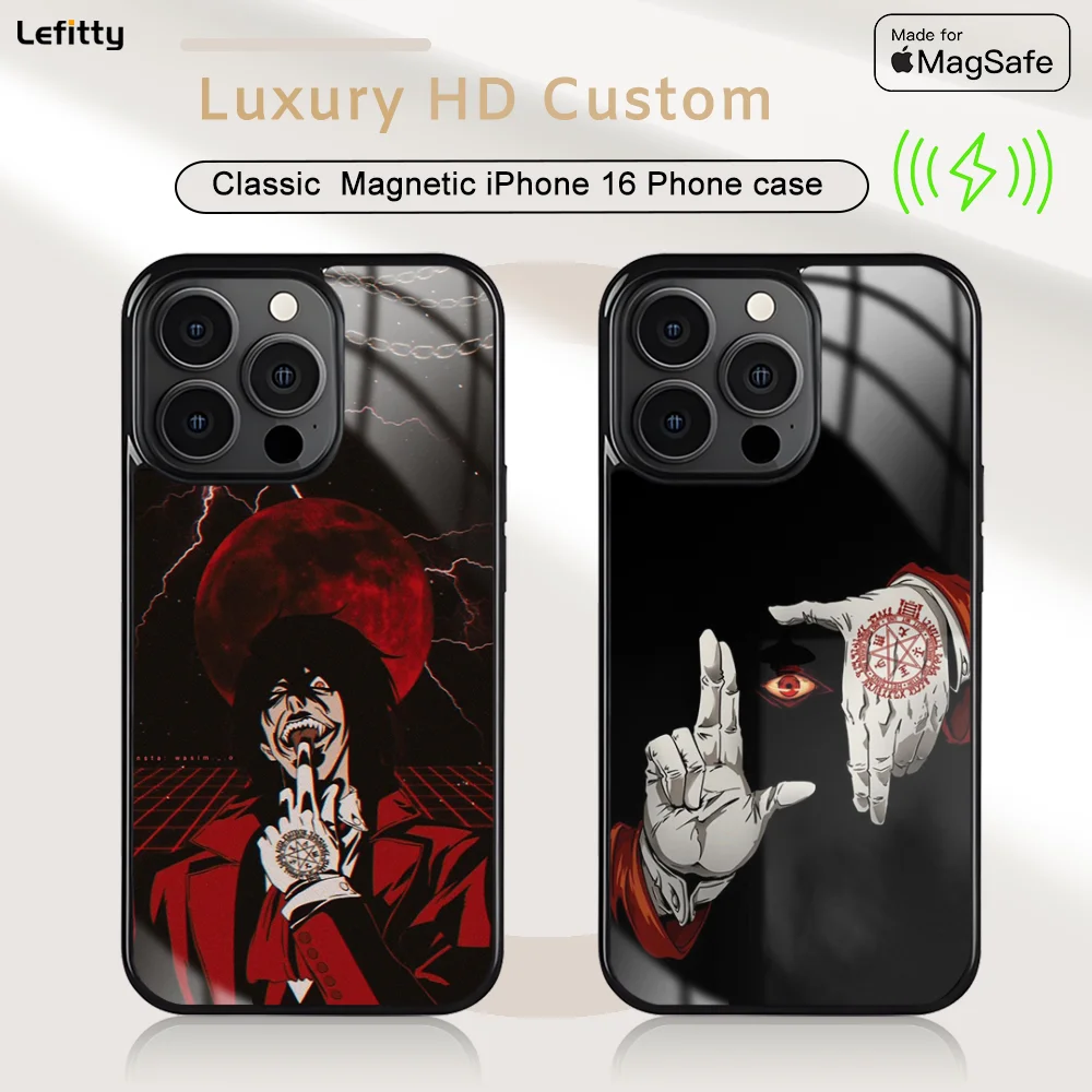 Japanese Anime H-Hellsing Phone Case For iPhone 16 15 14 13 12 11 Pro Max Plus Mini Magnetic Magsafe Wireless Charging Cover
Japanese Anime H-Hellsing Phone Case For iPhone 16 15 14 13 12 11 Pro Max Plus Mini Magnetic Magsafe Wireless Charging Cover