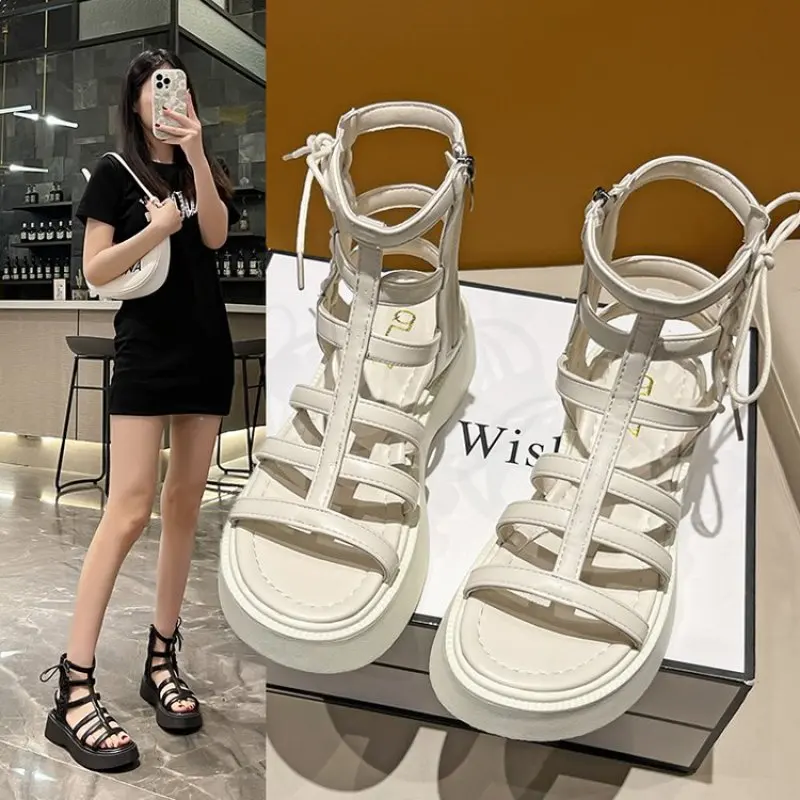 Women's Shoes Sandals 2024 Summer New Style Thick-soled Non-slip Fashion Casual Retro Roman Shoes comfort Casual simple 35-40
Women's Shoes Sandals 2024 Summer New Style Thick-soled Non-slip Fashion Casual Retro Roman Shoes comfort Casual simple 35-40