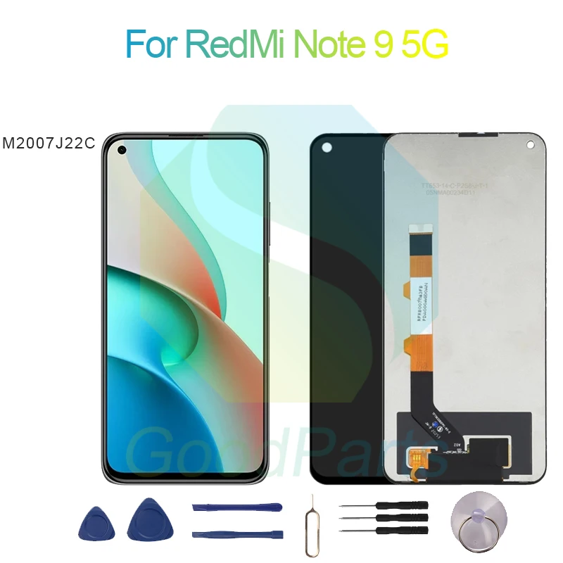 For RedMi Note 9 5G LCD Display Screen 6.53" M2007J22C For RedMi Note 9 5G Touch Digitizer Assembly Replacement
For RedMi Note 9 5G LCD Display Screen 6.53" M2007J22C For RedMi Note 9 5G Touch Digitizer Assembly Replacement