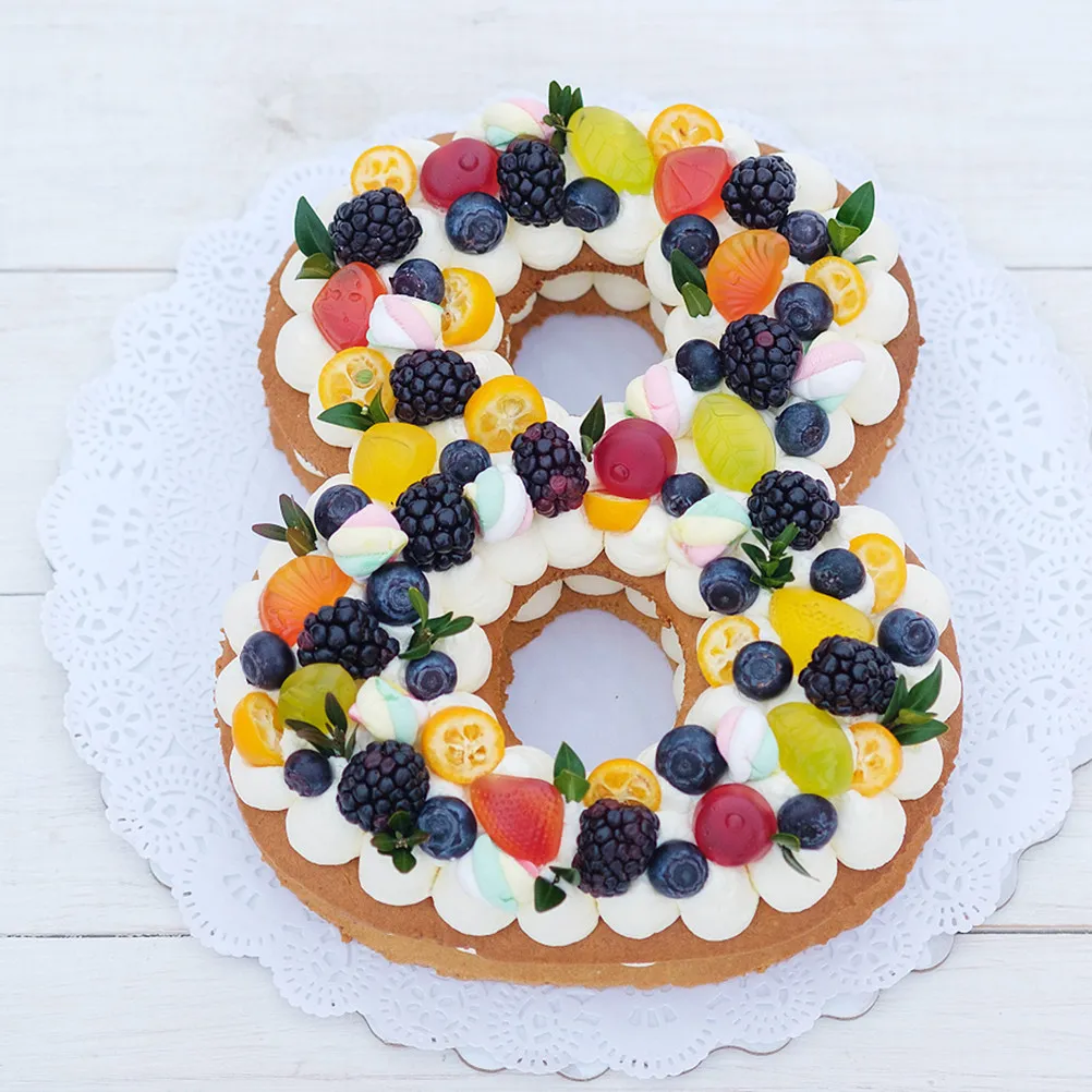 9Pcs Number Cake Stencils Set High Quality Food Grade Baking Templates for DIY Birthday Festival Cakes Cake Molds Baking
9Pcs Number Cake Stencils Set High Quality Food Grade Baking Templates for DIY Birthday Festival Cakes Cake Molds Baking