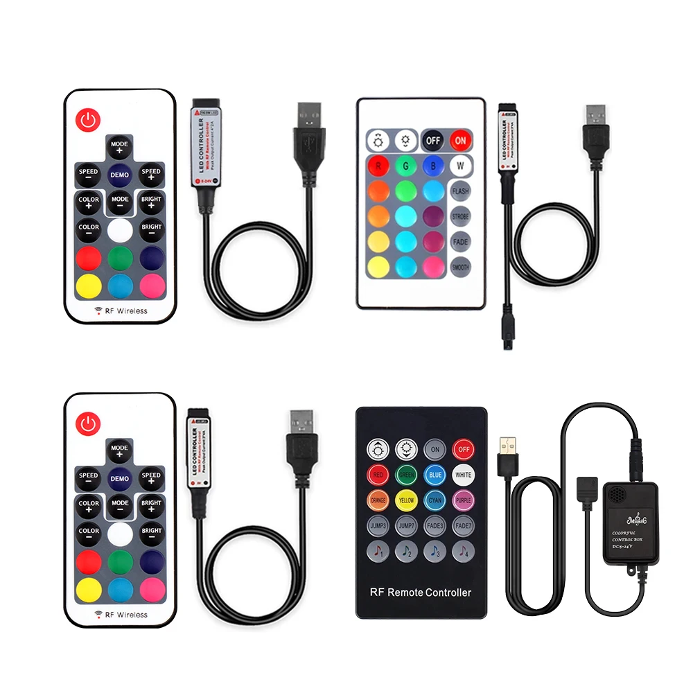 USB светодиодные ленты RGB USB IR RF пульт дистанционного управления 5 В 12 В 24 В RGBW светодиодные ленты 3 17 20 24 клавиши дистанционного управления беспроводной
USB светодиодные ленты RGB USB IR RF пульт дистанционного управления 5 В 12 В 24 В RGBW светодиодные ленты 3 17 20 24 клавиши дистанционного управления беспроводной
