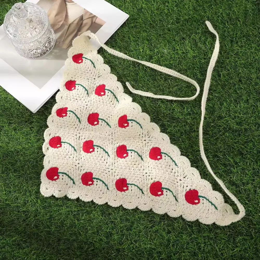 Cherry Lace Triangle Hair Scarf Gilrs Holiday Retro Hair Bands for Women Outgoing Makeup Styling Bandana Headwarp Headwear
Cherry Lace Triangle Hair Scarf Gilrs Holiday Retro Hair Bands for Women Outgoing Makeup Styling Bandana Headwarp Headwear