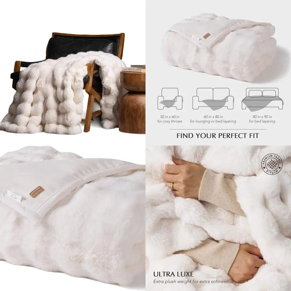 Роскошное плюшевое одеяло из кроличьего меха, уютный двусторонний чехол для кровати, дивана, 50x60 цвета слоновой кости
Роскошное плюшевое одеяло из кроличьего меха, уютный двусторонний чехол для кровати, дивана, 50x60 цвета слоновой кости