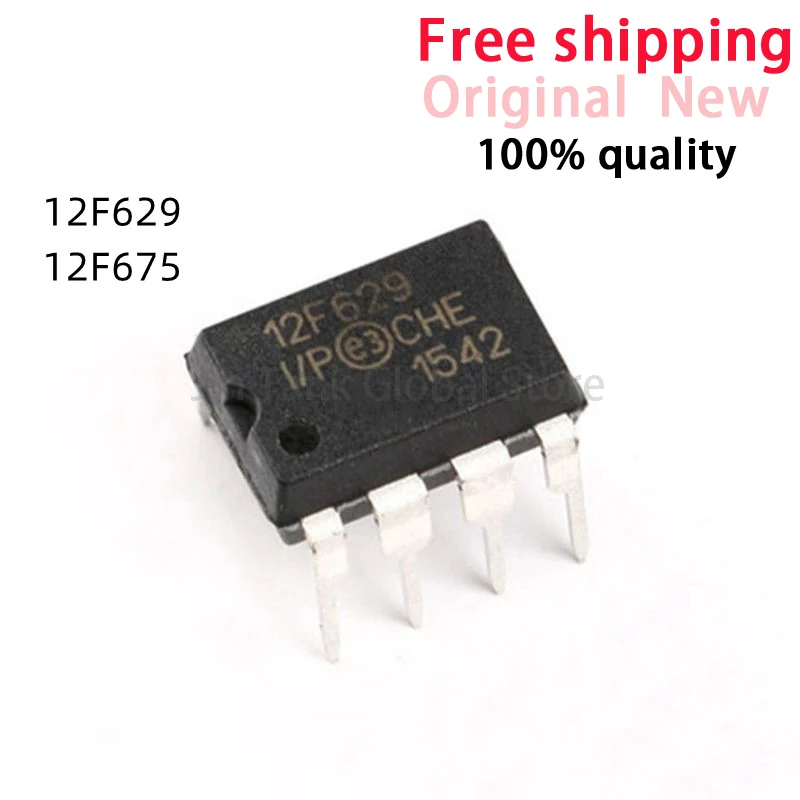 (100piece)100% New PIC12F629-I/P PIC12F675-I/P PIC12F629 PIC12F675 12F629 12F675 DIP-8 Chipset
(100piece)100% New PIC12F629-I/P PIC12F675-I/P PIC12F629 PIC12F675 12F629 12F675 DIP-8 Chipset