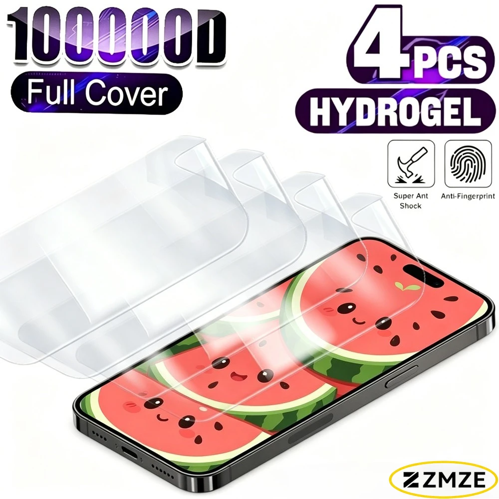 Комплект из 4 гидрогелевых пленок Full Cover High Clear для iPhone 17, 16, 15 Pro Max, 14, 13, 12 Pro, 17e, 16e, Air, 15, 14 Plus – защита от царапин
Комплект из 4 гидрогелевых пленок Full Cover High Clear для iPhone 17, 16, 15 Pro Max, 14, 13, 12 Pro, 17e, 16e, Air, 15, 14 Plus – защита от царапин