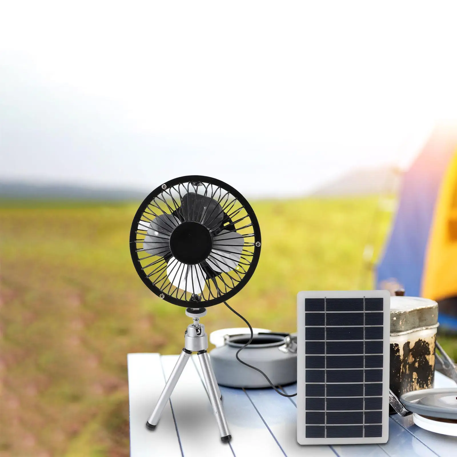 Солнечный вентилятор с панельным вентилятором Охлаждающий вентилятор Вентилятор на солнечной энергии для альпинизма 
Солнечный вентилятор с панельным вентилятором Охлаждающий вентилятор Вентилятор на солнечной энергии для альпинизма