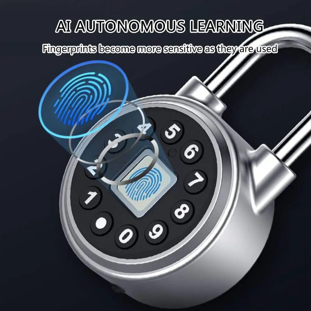 Type C Charge Waterproof Fingerprint Padlock Easy Identification Waterproof Design Anti-Theft Security Padlock General Security
Type C Charge Waterproof Fingerprint Padlock Easy Identification Waterproof Design Anti-Theft Security Padlock General Security