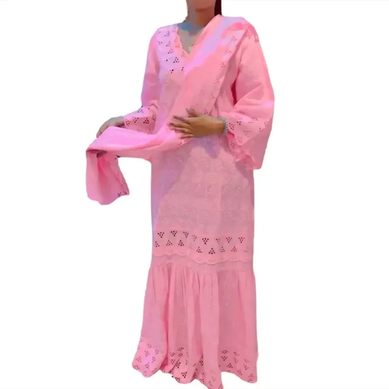 Plus Size African Party Dresses for Women 2025 New Fashion Dashiki Ankara Lace Wedding Gowns Elegant Turkey Muslim Maxi Dress
Plus Size African Party Dresses for Women 2025 New Fashion Dashiki Ankara Lace Wedding Gowns Elegant Turkey Muslim Maxi Dress