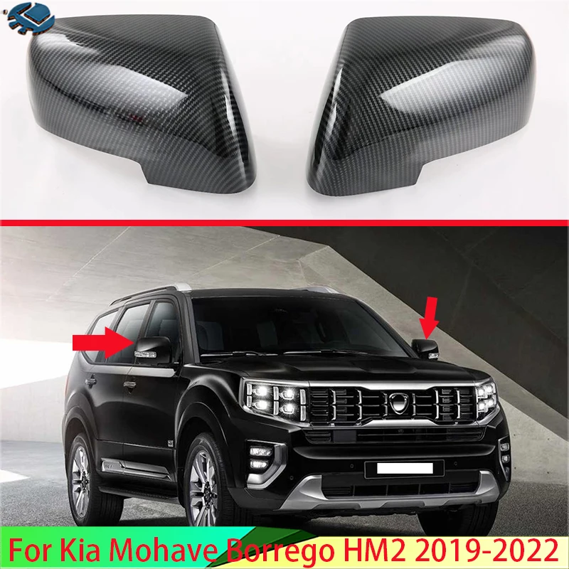 For Kia Mohave Borrego HM2 2019-2022 Carbon Fiber Style Door Side Mirror Cover Trim Rear View Cap Overlay Molding Garnish
For Kia Mohave Borrego HM2 2019-2022 Carbon Fiber Style Door Side Mirror Cover Trim Rear View Cap Overlay Molding Garnish