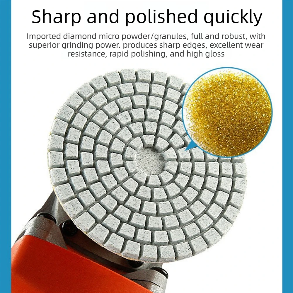 80mm Angle Grinder Polishing Disc Ceramic Tile Trimming Marble Quartz Stone Chamfering Edge Grinder Discs Polishing Wheel
80mm Angle Grinder Polishing Disc Ceramic Tile Trimming Marble Quartz Stone Chamfering Edge Grinder Discs Polishing Wheel