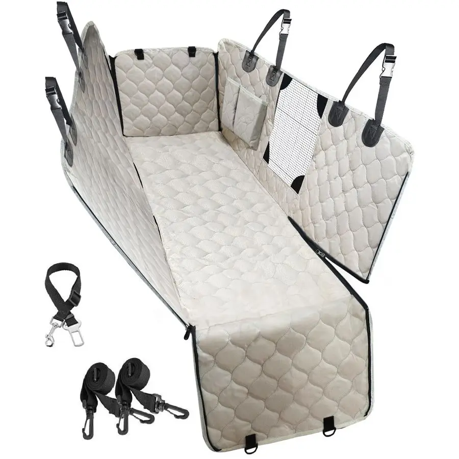 Dog Car Seat Cover with Mesh Window, 100 Waterproof Pet Seat Cover for Back Seat, Scratchproof Dog Hammock for Cars, Trucks, SUV
Dog Car Seat Cover with Mesh Window, 100 Waterproof Pet Seat Cover for Back Seat, Scratchproof Dog Hammock for Cars, Trucks, SUV