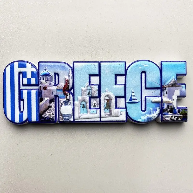 Greek Tourist Commemorative Crafts Souvenirs Creative Letter Three-Dimensional Decoration3dPainted Magnetic Refrigerator Magnet
Greek Tourist Commemorative Crafts Souvenirs Creative Letter Three-Dimensional Decoration3dPainted Magnetic Refrigerator Magnet