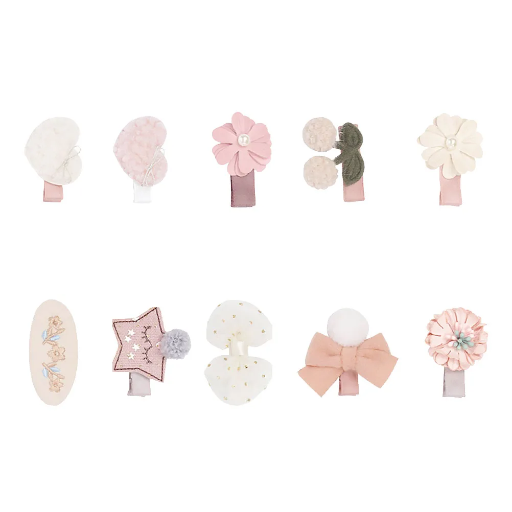 10 Pcs Kids Hairpin Lovely Bow Clips for Baby Girls Durable Fashion Accessories Birthday Party Wear Chic Design
10 Pcs Kids Hairpin Lovely Bow Clips for Baby Girls Durable Fashion Accessories Birthday Party Wear Chic Design
