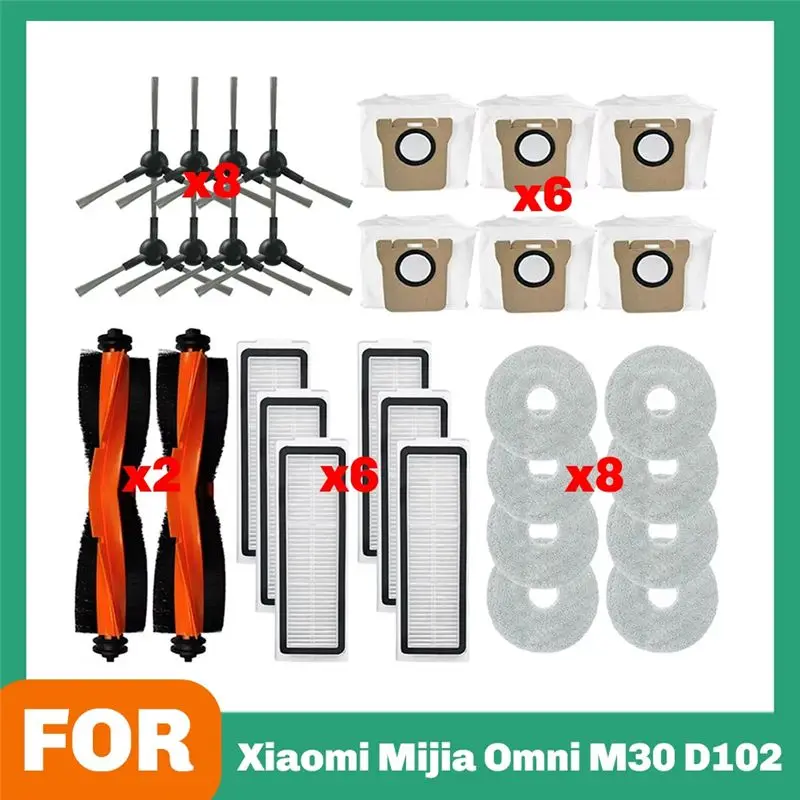 ~Top Rated Hepa Filter Dust Bags Mop Cloth Accessories For Omni M30 D102 Vacuum Cleaner Roller Side Brush Replacement
~Top Rated Hepa Filter Dust Bags Mop Cloth Accessories For Omni M30 D102 Vacuum Cleaner Roller Side Brush Replacement