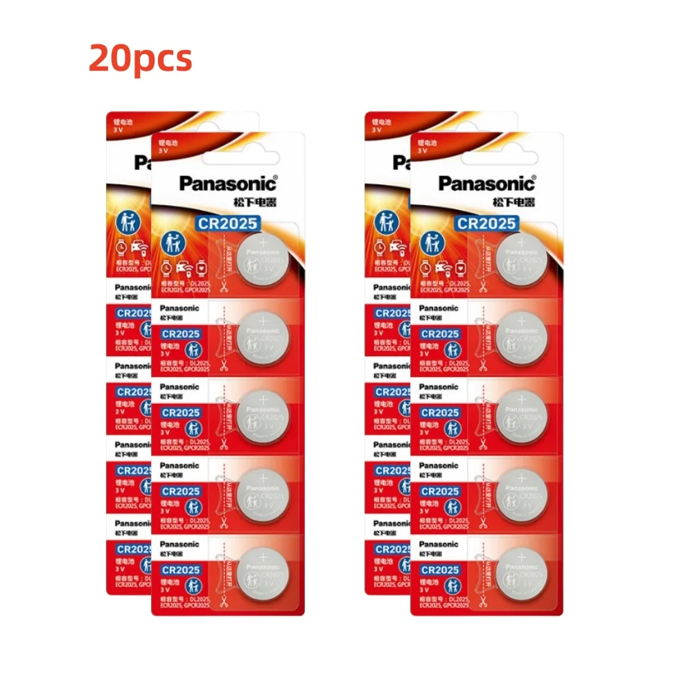 Original Panasonic CR2025 3V ECR2025 Lithium Battery For Car Remote Control Watch Motherboard Scale Button Coin Cells
Original Panasonic CR2025 3V ECR2025 Lithium Battery For Car Remote Control Watch Motherboard Scale Button Coin Cells
