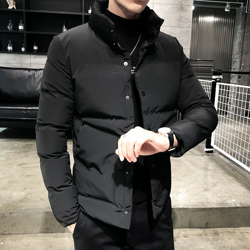Men's Winter Jaet Small Size Cotton Coat Pure Color Slim Fit Stand Collar Warmth Polyester Fiber Zipper Closure Casual Wear
Men's Winter Jaet Small Size Cotton Coat Pure Color Slim Fit Stand Collar Warmth Polyester Fiber Zipper Closure Casual Wear