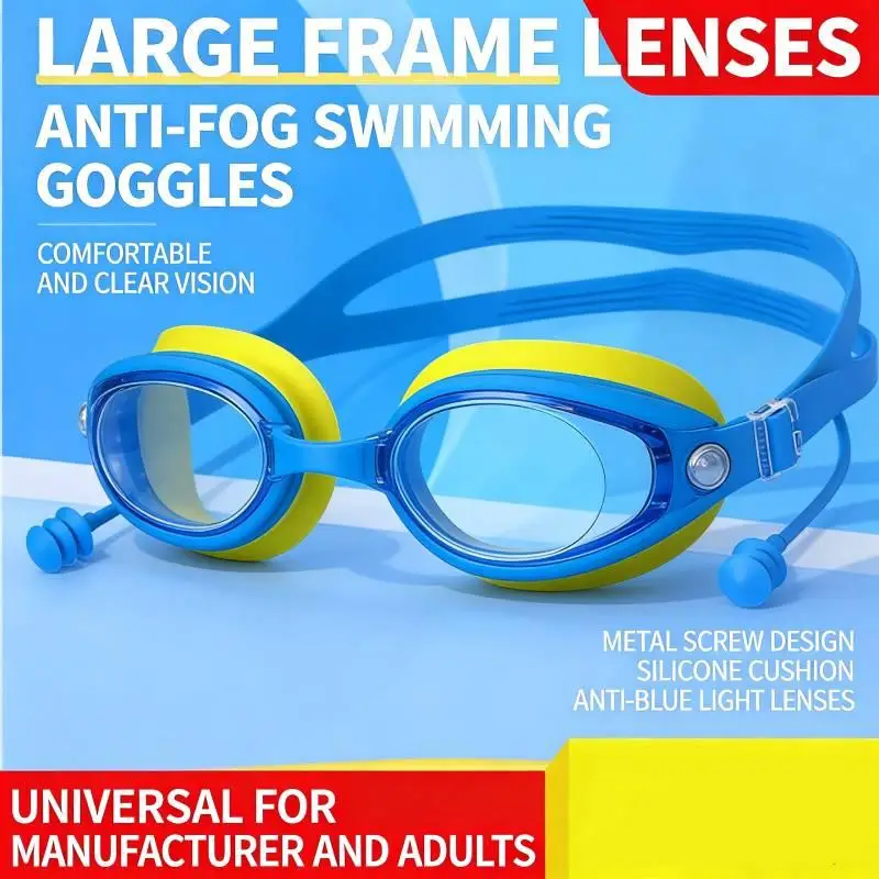New New Children/Adults Fashionable Large Frame Waterproof High-Definition Swimm Goggles With Earplugs
New New Children/Adults Fashionable Large Frame Waterproof High-Definition Swimm Goggles With Earplugs